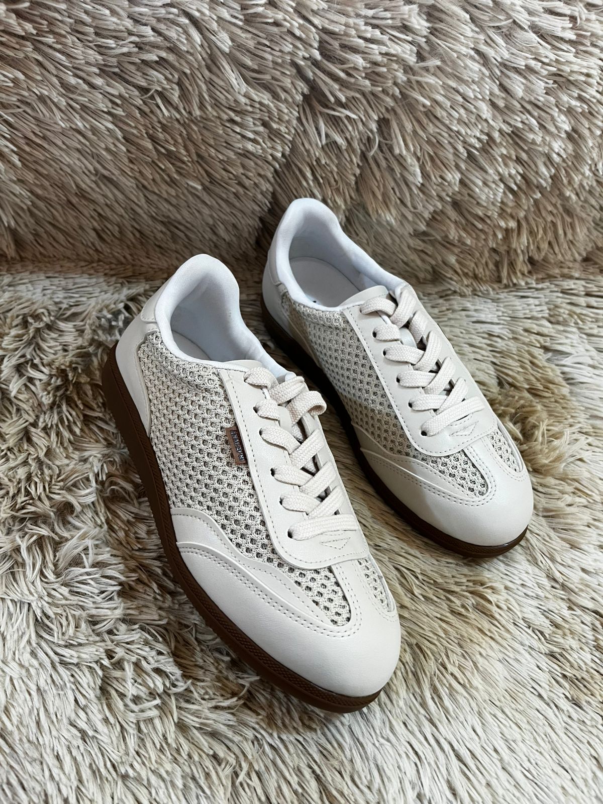 TENIS ANACAPRI TÊNIS SLIP ON BRANCO DE COURO