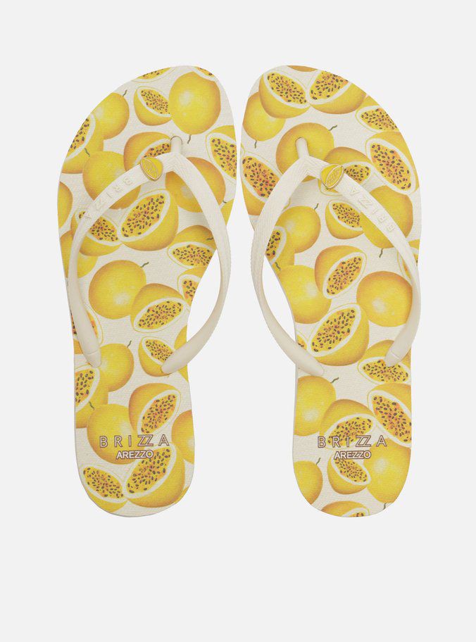CHINELO BARNCO ESSENCIAL ESTAMPA MARACUJA- AREZZO BRIZZA
