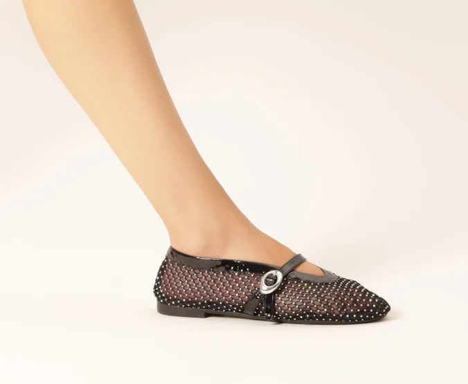 Sapatilha Anacapri Tela Glam Brigitte