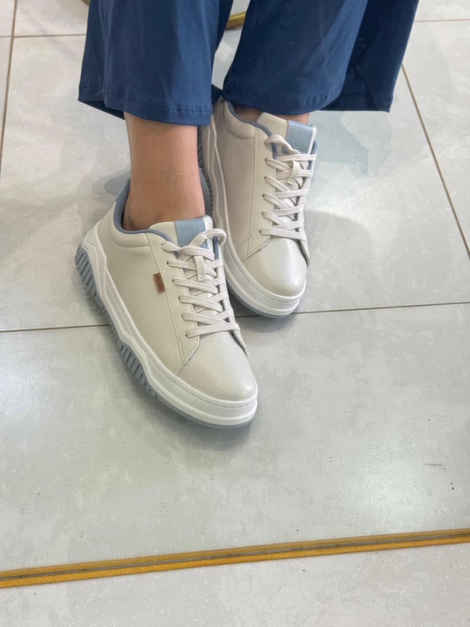 TENIS ANACAPRI Alana branco e azul