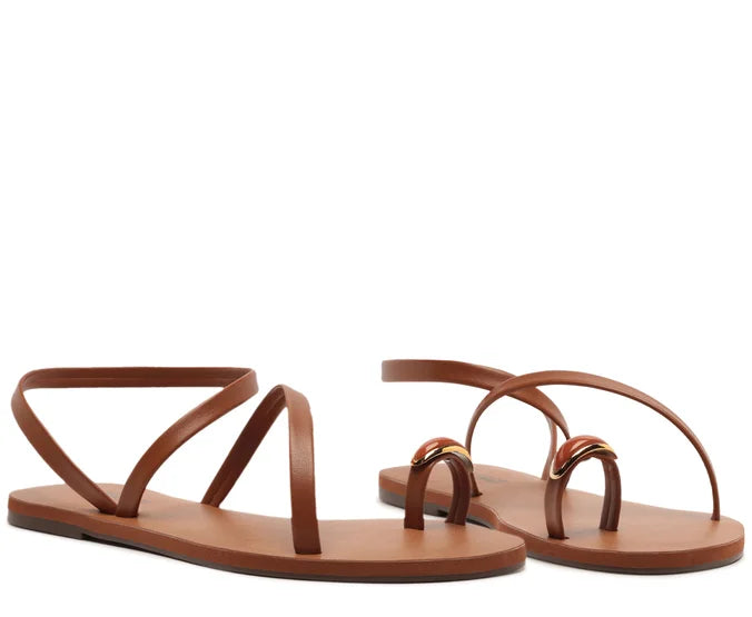 SANDALIA ANACAPRI RASTEIRA DE TIRAS ASSIMETRICAS