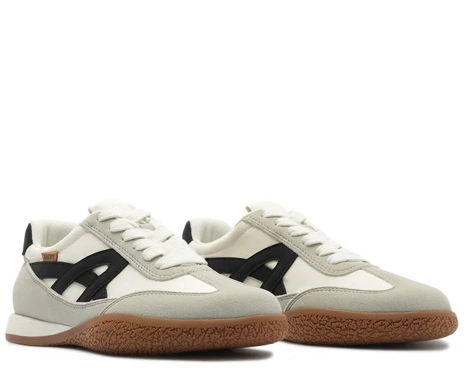 TENIS CASUAL RETRO COM SOLADO DE BORRACHA CINZA- ANACAPRI