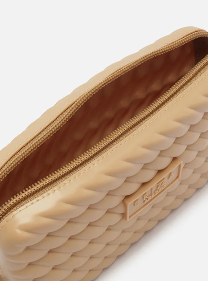 BOLSA CLUTCH BEGE ALÇA MARROCOS- AREZZO BRIZZA