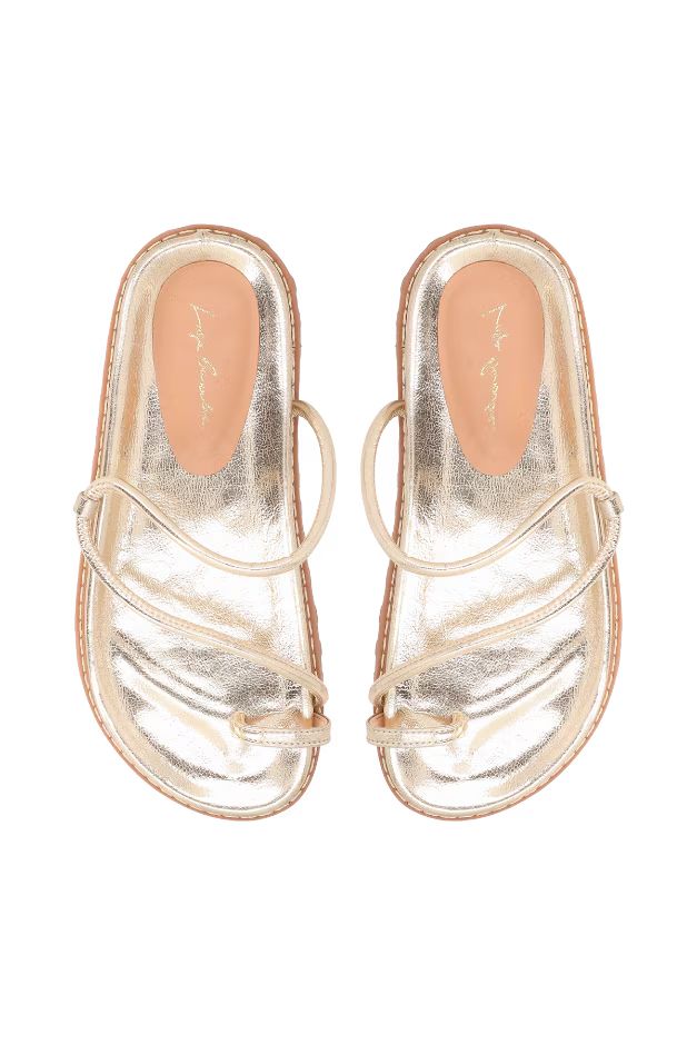 LUIZA BARCELOS  PAPETE TRATORADA LUIZA BARCELOS DOURADO