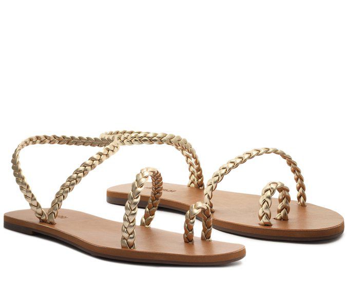 SANDALIA RASTEIRA TIRA TRANÇADA DE ENCAIXE ANACAPRI