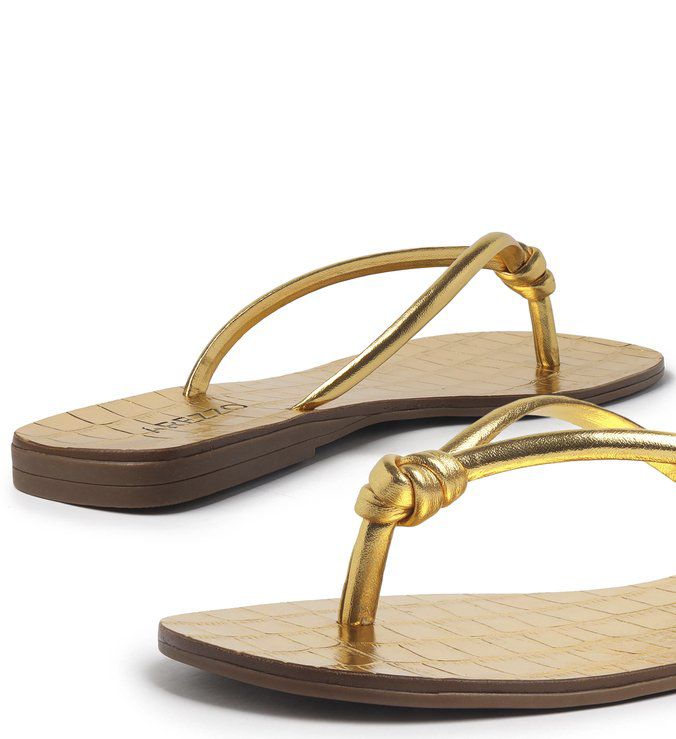 CHINELO COR DOURADA - AREZZO