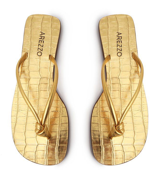 CHINELO COR DOURADA - AREZZO