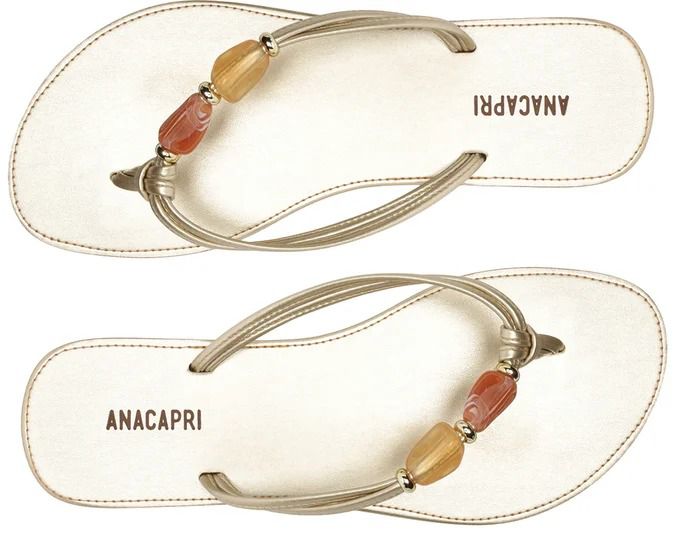 RASTEIRA SLIM PEDRARIAS DOURADA -ANACAPRI