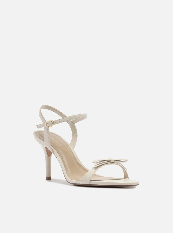 SANDALIA DOURADA SALTO FINO LACO - AREZZO