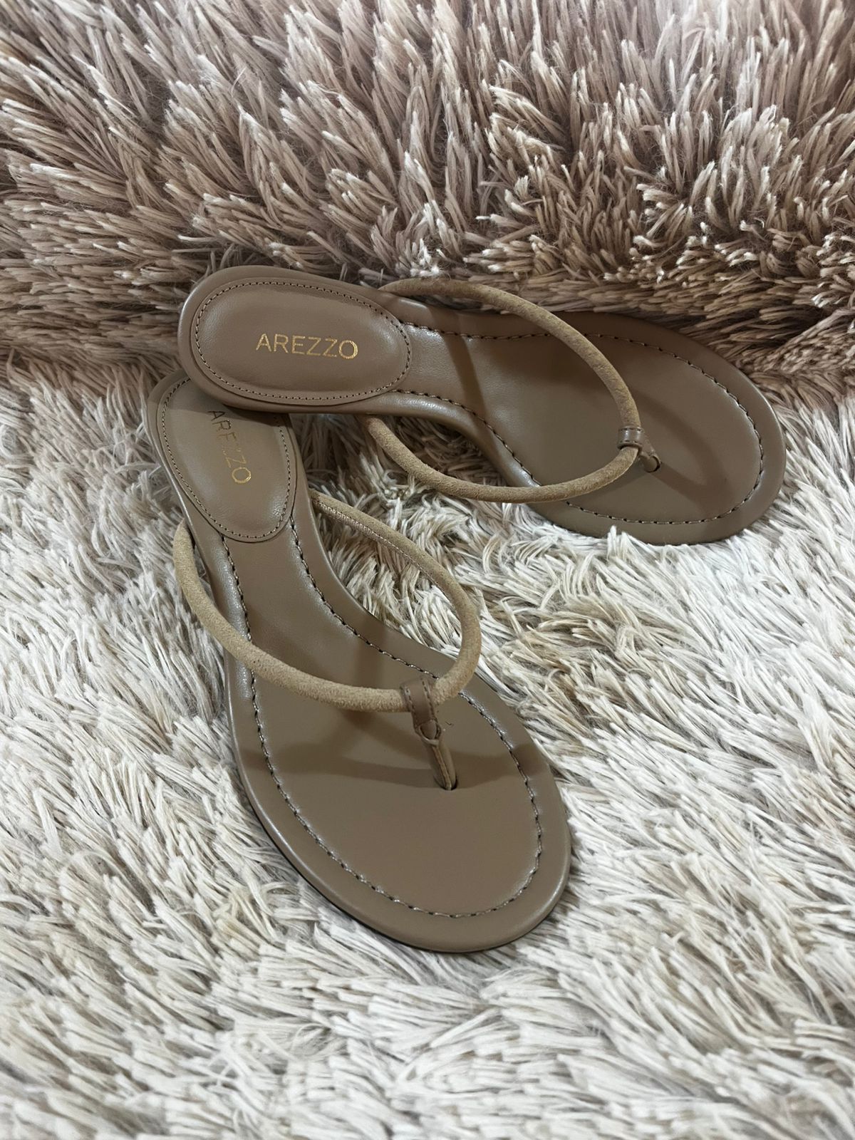 TAMANCO MARROM CARMUÇA SALTO FINO FLIP - AREZZO