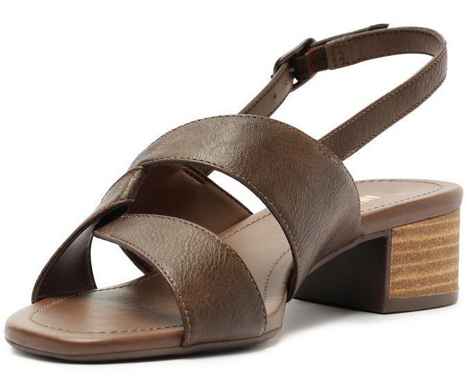 SANDALIA ENTRELAÇADA SALTO BLOCO - ANACAPRI