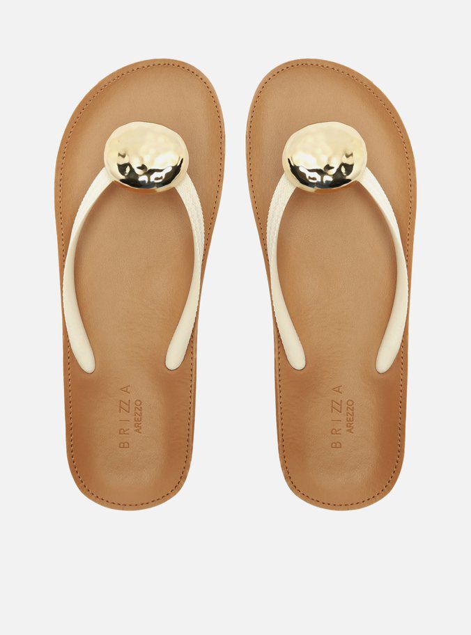 CHINELO DE RECOURO FIT METAL - AREZZO BRIZZA