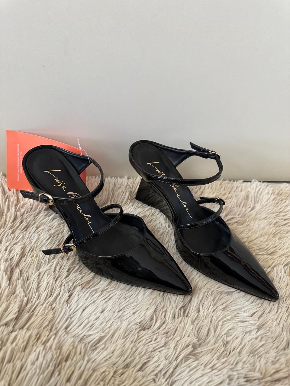 SCARPIN LUIZA BARCELOS PRETO VERNIZ