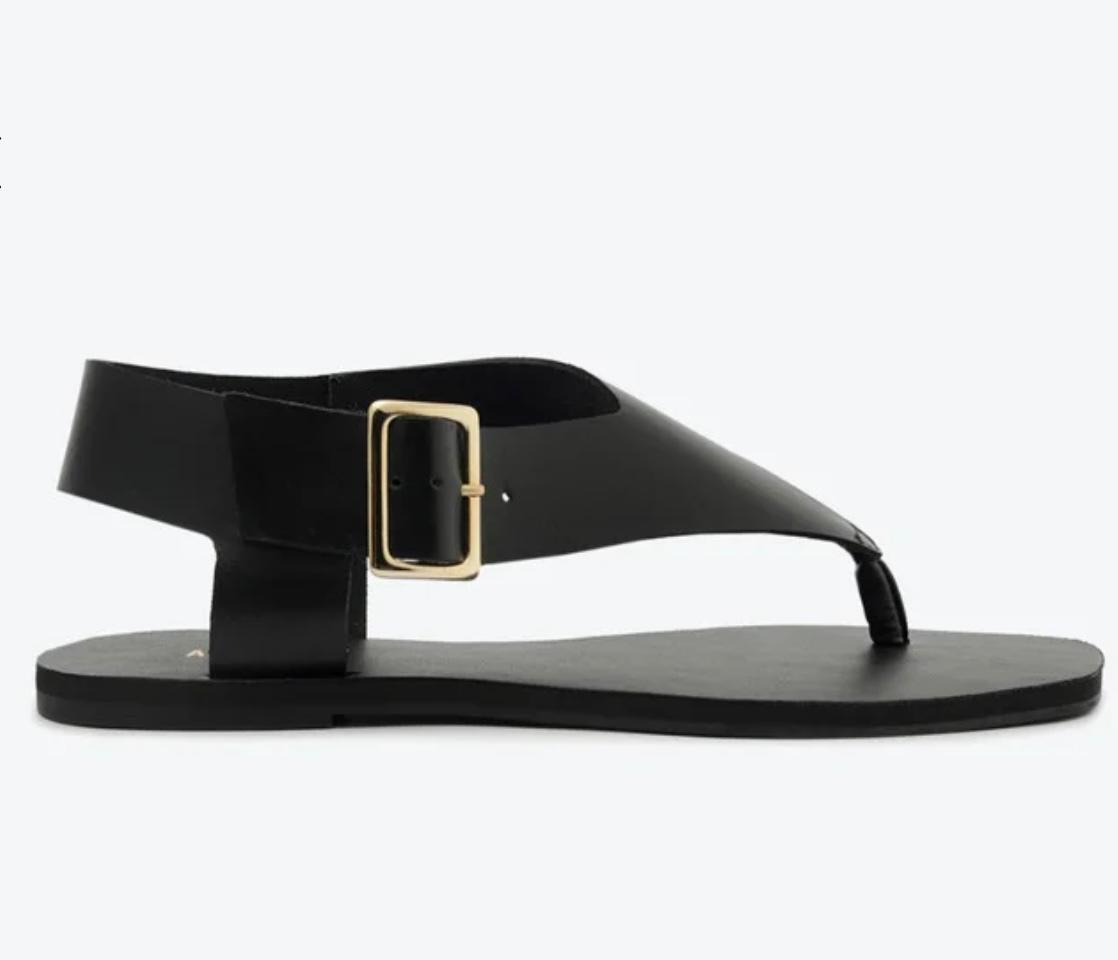 SANDALIA RASTEIRA SLIM FIVELA COURI BRANCA