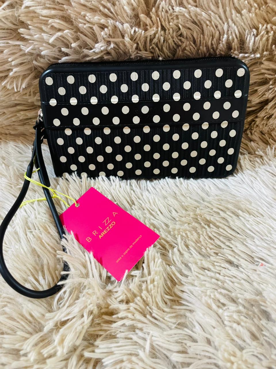 CLUTCH BOLINHAS PEQUENAS AREZZO BRIZZA