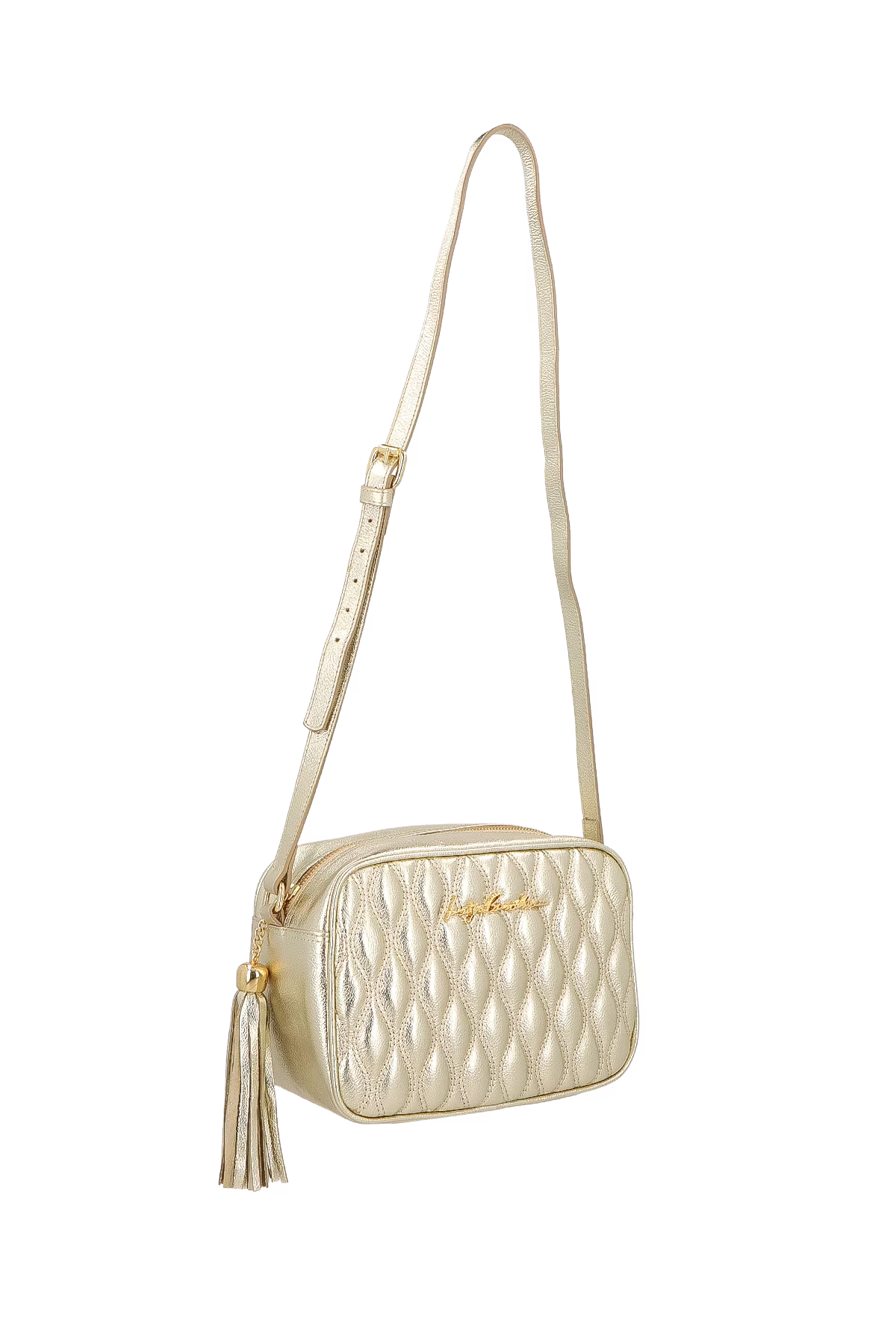 BOLSA CLÁSSICA LUIZA BARCELOS EM COURO E ALÇA REGULÁVEL MÉDIA