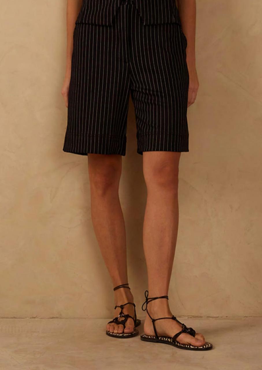 BERMUDA ALFAIATARIA RISCA DE GIZ- DRESS TO