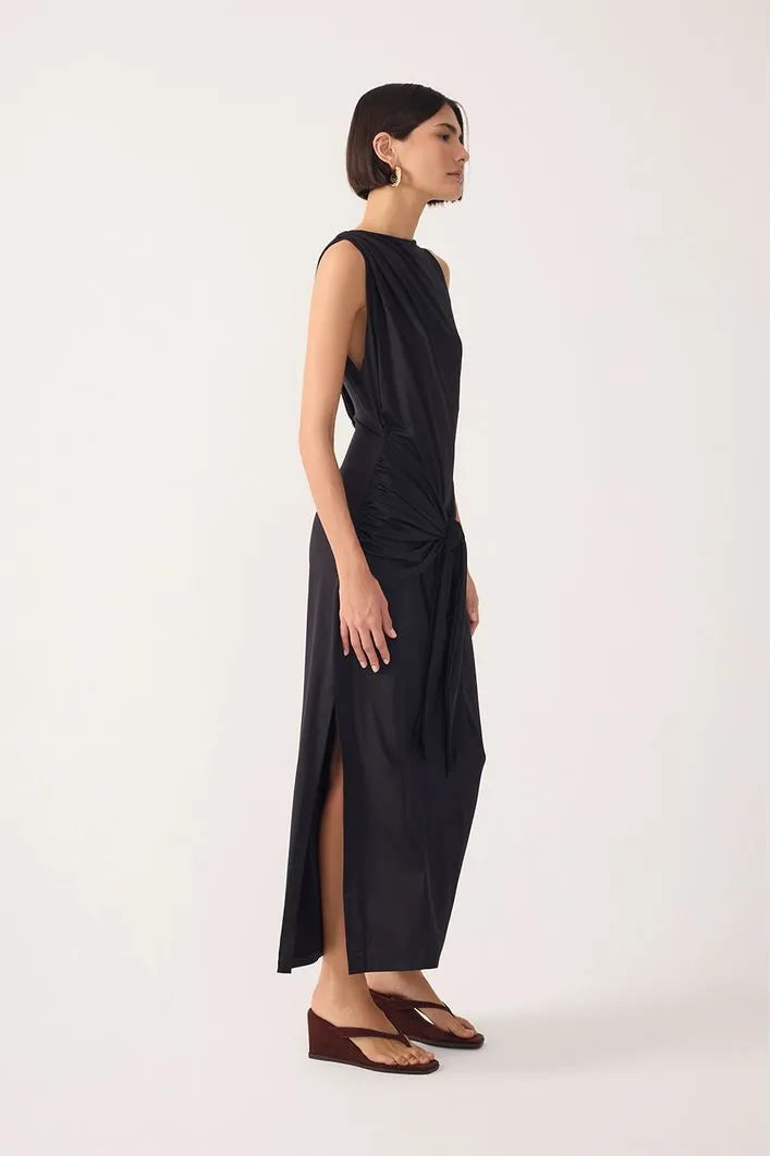 VESTIDO JERSEY COM AMARRACAO-DRESS TO