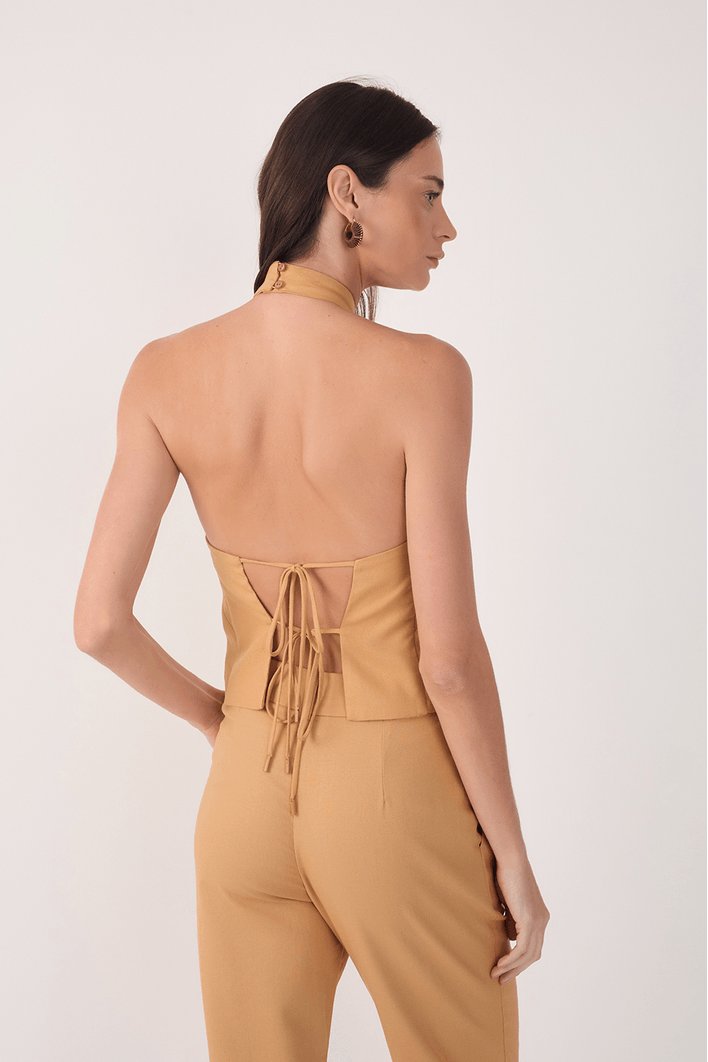 BLUSA LINHO FRENTE UNICA- DRESS TO