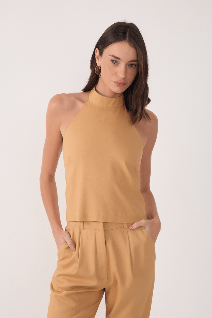 BLUSA LINHO FRENTE UNICA- DRESS TO