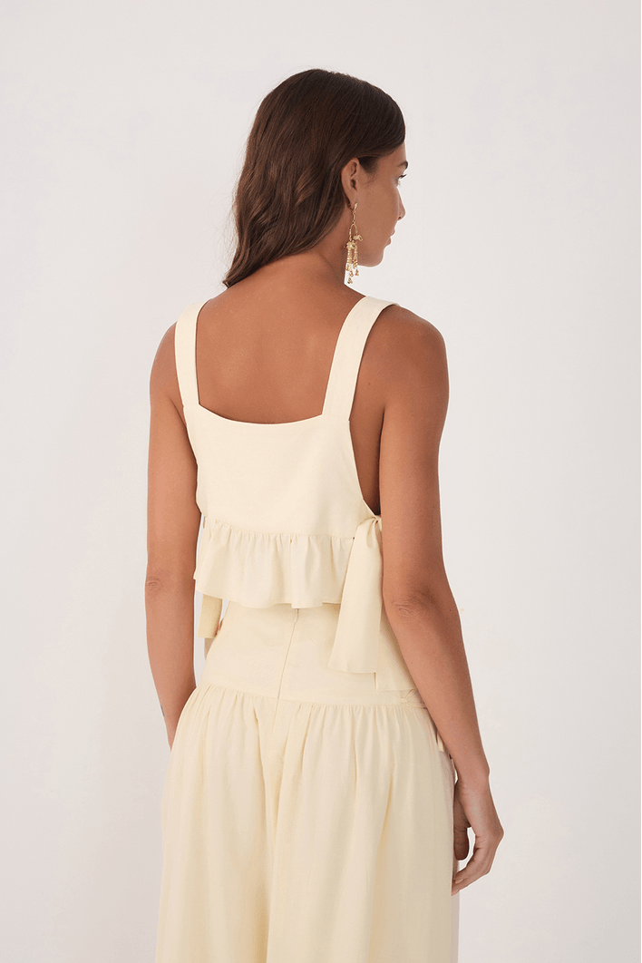 BLUSA LINHO AMARRACAO LATERAL- DRESS TO