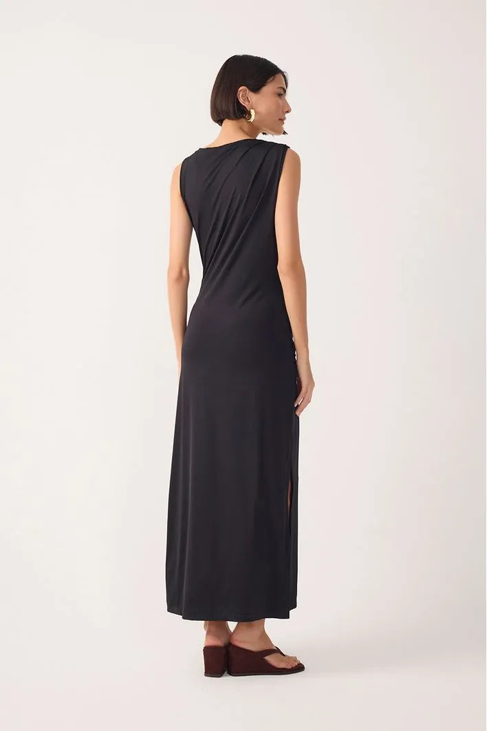 VESTIDO JERSEY COM AMARRACAO-DRESS TO